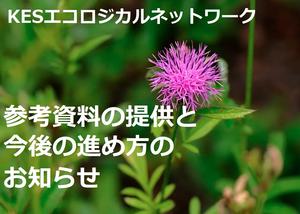 【NEW】[説明会代替] KESエコロジカルネットワーク 参考資料の提供と今後の進め方について